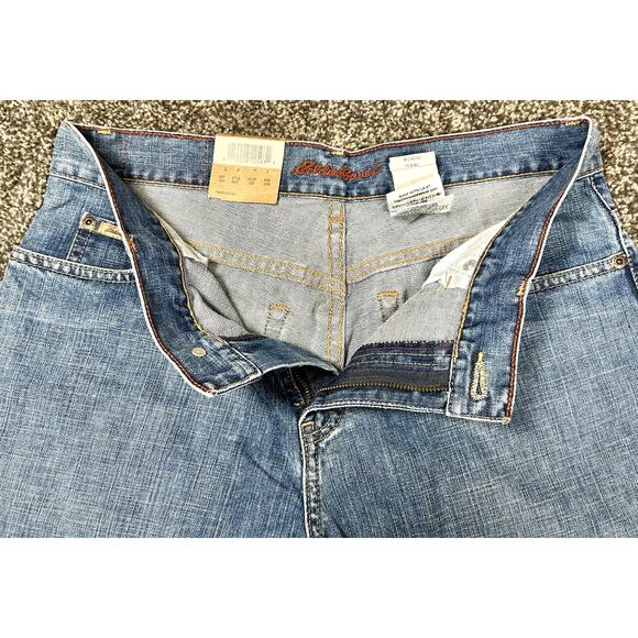 Brand New Eddie Bauer Boot Cut Jeans 100% Baumwolle Style 5117 Women's Size 8 - Picture 5 of 15